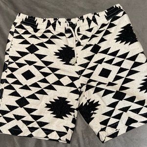 Geometric Aztec Navajo style shorts XL